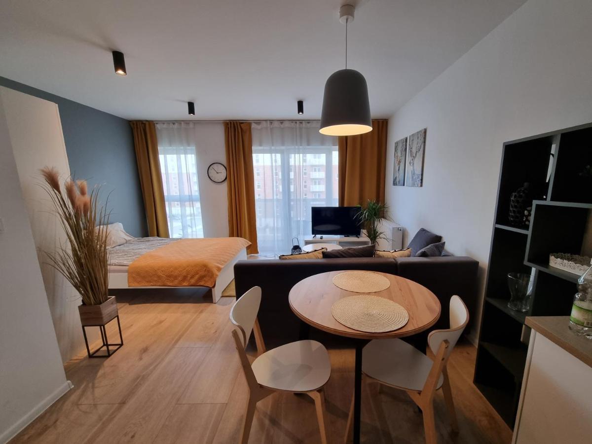Apple Apartments - Wroblewskiego Prywatne Miejsce Parkingowe Łódź Kültér fotó